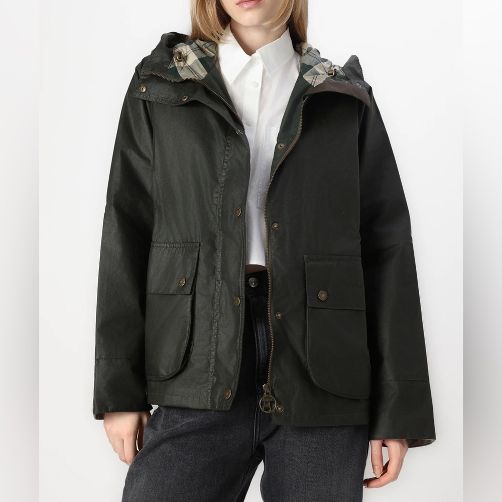 The Barbour Hollies Waxed Jacket Archive Olive Size 8 NWI